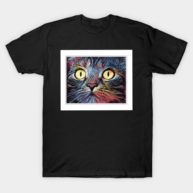 cute cat T-Shirt by DesignerMAN